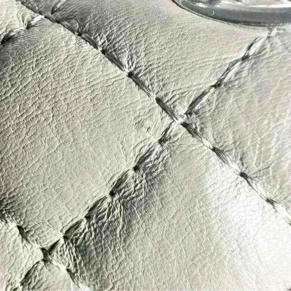 Rebecca Minkoff Shoulder Bag Quilted Mini Affair Light Gray Color - Picture 5 of 16